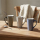 Porcelain Mug Set - 4 Pcs